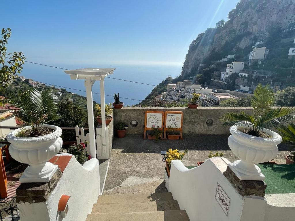 La Villa Di Enzo Casa Vacanze Con Vista Mare Amalfi Bagian luar foto