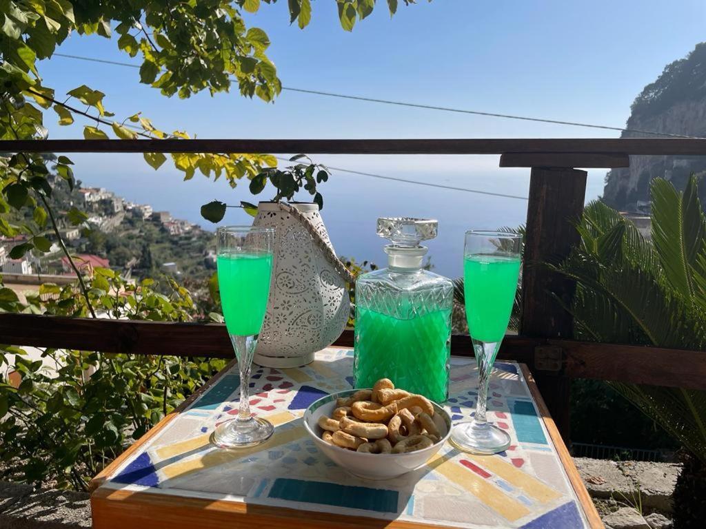 La Villa Di Enzo Casa Vacanze Con Vista Mare Amalfi Bagian luar foto